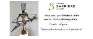 4ème Prix - concours recyclez créatif - casino BARRIERE de BENODET